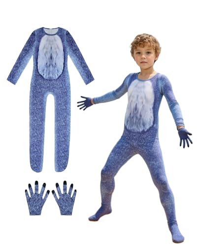 Koongso Alien-Hundekostüm für Kinder, Jungen, Mädchen, Cosplay, Lilo Ohana, Overall, Maske, Filmfigur, Cartoon, blauer Hund, 626, Bodysuit, Halloween-Party, Verkleiden Koongso Alien-Hundekostüm für Kinder, Jungen, Mädchen, Cosplay, Lilo Ohana, Overall, Maske, Filmfigur, Cartoon, blauer Hund, 626, Bodysuit, Halloween-Party, Verkleiden von Koongso