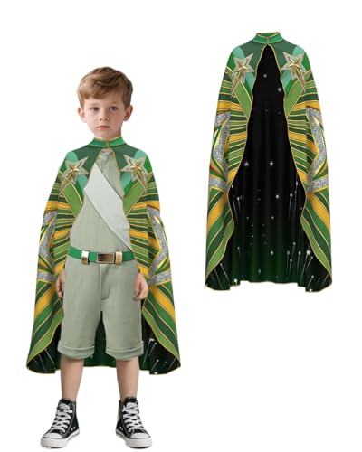 Koongso Elio Cosplay Kostüm für Kinder, Jungen Erdkommissar Elio Umhang Sterne Umhang Weltraumabenteuer Verkleidung Halloween Party Outfits, 130 von Koongso