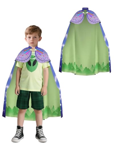 Koongso Elio-Kostüm für Kinder, Cartoon-Film, Erdkommissar, Elio-Umhang, Sternenumhang, Weltraumabenteuer, Verkleidung für Halloween, Cosplay, Party, Bühne von Koongso