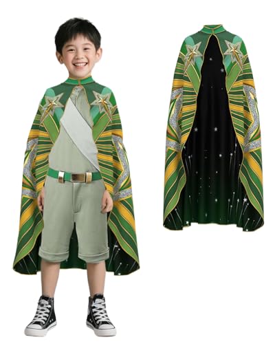 Koongso Elio Kostüm für Kinder, Jungen, Cosplay, Erdkommissar, Elio, Umhang, Sterne, Umhang, Weltraumabenteuer, Kostüm, Halloween, Party-Outfits Koongso Elio Kostüm für Kinder, Jungen, Cosplay, Erdkommissar, Elio, Umhang, Sterne, Umhang, Weltraumabenteuer, Kostüm, Halloween, Party-Outfits von Koongso