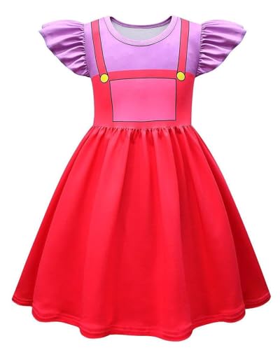 Koongso Erstaunliche Zirkus-Clown-Kostüme für Kinder, violettes Häschen, Jax-Kleid, Mädchen, Cosplay-Outfit für Karneval, Halloween, Geburtstagsparty, 130 cm Koongso Erstaunliche Zirkus-Clown-Kostüme für Kinder, violettes Häschen, Jax-Kleid, Mädchen, Cosplay-Outfit für Karneval, Halloween, Geburtstagsparty, 130 cm von Koongso