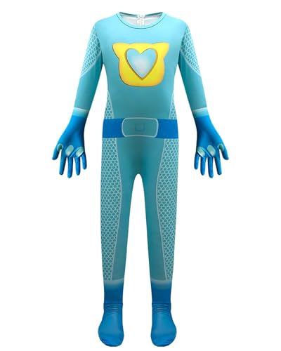 Koongso Super-Kätzchen-Kostüm für Kinder, Cartoon-Kätzchen, Overall und Maske für Jungen und Mädchen, Halloween, Geburtstagsparty, Kostüm-Set, Schulaufführungsoutfit Koongso Super-Kätzchen-Kostüm für Kinder, Cartoon-Kätzchen, Overall und Maske für Jungen und Mädchen, Halloween, Geburtstagsparty, Kostüm-Set, Schulaufführungsoutfit von Koongso