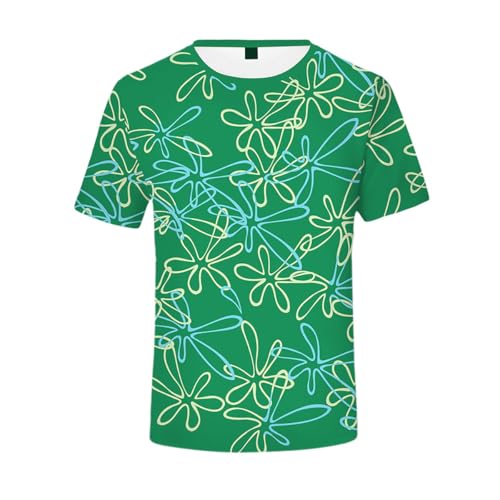 Koongso T-Shirt für Jungen und Mädchen, Ekel-Kostüm, Kinder, 3D-Druck, Ekel-T-Shirt, Top, Rundhalsausschnitt, kurzärmelig, Grafik-T-Shirt von Koongso