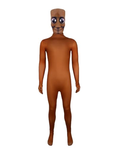 Koongso Tung Tung Sahur Kostüm für Erwachsene Kinder, Halloween Lustiger Holzstab Mann Cosplay Overall mit Maske, Italienisches Brainrot Meme Tung Sahur Kostüm Outfits Koongso Tung Tung Sahur Kostüm für Erwachsene Kinder, Halloween Lustiger Holzstab Mann Cosplay Overall mit Maske, Italienisches Brainrot Meme Tung Sahur Kostüm Outfits von Koongso