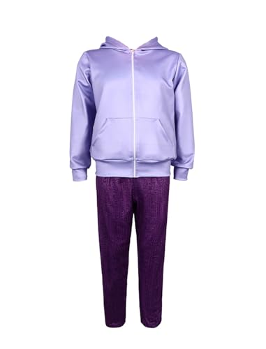 Koongso Verlegenes Kostüm für Erwachsene und Kinder, Filmfiguren-Kostüm, lila Jacke und Hose, Verkleidung Koongso Verlegenes Kostüm für Erwachsene und Kinder, Filmfiguren-Kostüm, lila Jacke und Hose, Verkleidung von Koongso