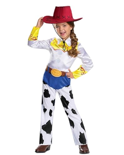 Koongso Woody Jessie Deluxe-Kostüm-Set für Kinder, Cowboy-Cowgirl-Overall mit Hut für Jungen, Mädchen, Kinder, Halloween, Cosplay, Party, Einteiler, Bühnenverkleidungs-Outfit Koongso Woody Jessie Deluxe-Kostüm-Set für Kinder, Cowboy-Cowgirl-Overall mit Hut für Jungen, Mädchen, Kinder, Halloween, Cosplay, Party, Einteiler, Bühnenverkleidungs-Outfit von Koongso