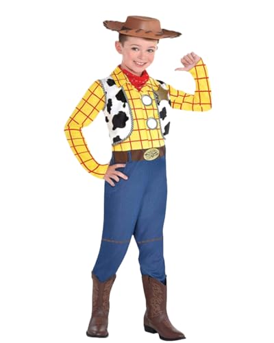 Koongso Woody Jessie Deluxe-Kostüm-Set für Kinder, Cowboy-Cowgirl-Overall mit Hut für Jungen, Mädchen, Kinder, Halloween, Cosplay, Party, Einteiler, Bühnenverkleidungs-Outfit Koongso Woody Jessie Deluxe-Kostüm-Set für Kinder, Cowboy-Cowgirl-Overall mit Hut für Jungen, Mädchen, Kinder, Halloween, Cosplay, Party, Einteiler, Bühnenverkleidungs-Outfit von Koongso