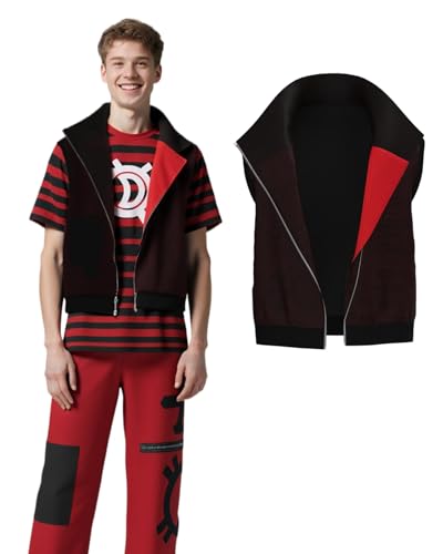 Koongso Zombies-Kostüm für Erwachsene, für Herren, Halloween, Vampire, Cosplay, Uniform, Viktor, Punk, Weste, Jacke, Gothic, Rock-Roll-Weste, Outwear Koongso Zombies-Kostüm für Erwachsene, für Herren, Halloween, Vampire, Cosplay, Uniform, Viktor, Punk, Weste, Jacke, Gothic, Rock-Roll-Weste, Outwear von Koongso