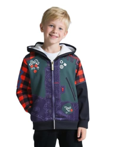 Koongso Zombies Zed Kostüm für Kinder, Halloween-Outfits, Jungen, 3D-Druck, Daywalker Vampire, Reißverschluss, Kapuzenjacke, Zed, Schwarz und Rot, karierte Jacke, Outwear von Koongso