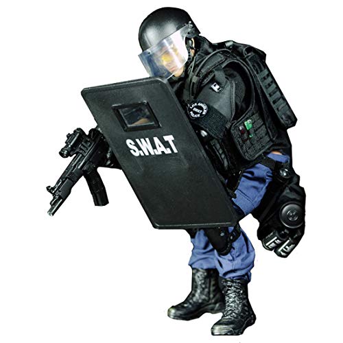 Kopeetechy 1/6 Soldat Modell, 12 Zoll SWAT Spezielle Polizei Soldat Actionfigur Modell Spielzeug Figuren Zubehör von Kopeetechy