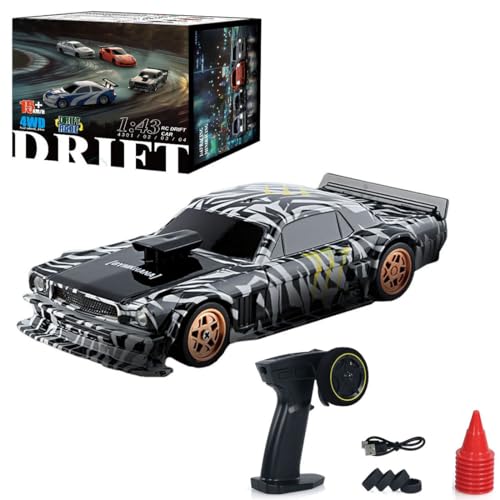 Kopeetechy Drift Auto Ferngesteuert Pro, 1:43 Mini Drift Car, 4WD Tabletop Drift RC Car, Ferngesteuertes Auto mit Gyro, 15 km/h, Spielzeugauto für ab 15 Jahre Kopeetechy Drift Auto Ferngesteuert Pro, 1:43 Mini Drift Car, 4WD Tabletop Drift RC Car, Ferngesteuertes Auto mit Gyro, 15 km/h, Spielzeugauto für ab 15 Jahre von Kopeetechy