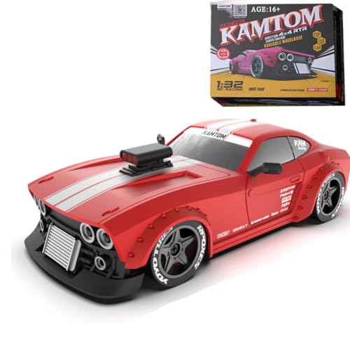 Kopeetechy KM3299 Mini RC Drift Car 1:32 Scale 2,4GHz 25KM/H hohe Geschwindigkeit Sport Rennauto Ferngesteuert Auto Modell mit Licht für Erwachsene Geschenk von Kopeetechy
