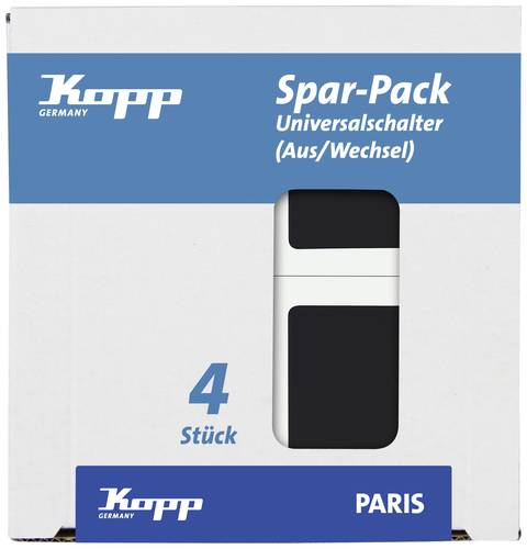 Kopp Einsatz Schaltaktor Paris Schwarz (matt) 652650015 von Kopp