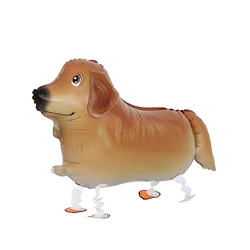 Airwalker Ballon Golden Retriever - laufendender Hunde Luftballon Tier Helium Walking Folienballon Deko für Kinder Geburtstag Party Hochzeit Kinder Geschenk JGA Dekoration Tierballons laufen Airwalker Ballon Golden Retriever - laufendender Hunde Luftballon Tier Helium Walking Folienballon Deko für Kinder Geburtstag Party Hochzeit Kinder Geschenk JGA Dekoration Tierballons laufen von Kopper-24