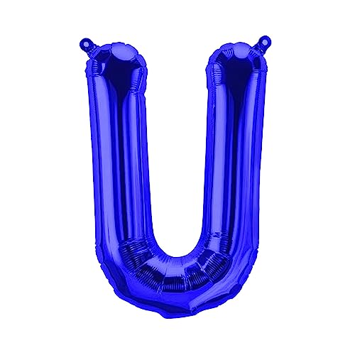 Folienballons Buchstaben Blau - 40/80/100 cm für Geburtstag Hochzeit Party Dekoration Happy Birthday JGA Geschenk Luftballon Abschluss Riesenballon ABI groß XXL klein mini Rosa Jungen 40 cm - U) von Kopper-24