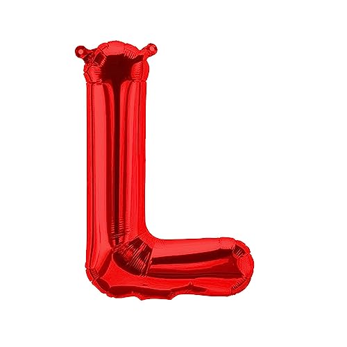 Folienballons Buchstaben Rot - 40/80/100 cm für Geburtstag Hochzeit Party Dekoration Happy Birthday JGA Geschenk Luftballon Abschluss Riesenballon ABI groß XXL klein Black Jungen (80 cm - L) von Kopper-24