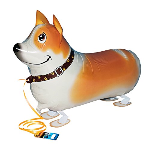 Kopper-24 Airwalker Ballon Corgi Hund - laufendender Hunde Luftballon Tier Helium Walking Folienballon Deko für Kinder Geburtstag Party Hochzeit Kinder Geschenk JGA Dekoration Tierballons Laufen Kopper-24 Airwalker Ballon Corgi Hund - laufendender Hunde Luftballon Tier Helium Walking Folienballon Deko für Kinder Geburtstag Party Hochzeit Kinder Geschenk JGA Dekoration Tierballons Laufen von Kopper-24