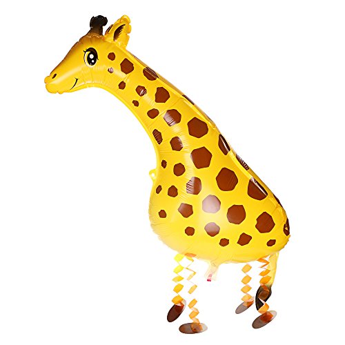 Kopper-24 Airwalker Ballon Giraffe - laufendender Tier Luftballon Helium Walking Folienballon Deko für Kinder Geburtstag Party Hochzeit Kinder Geschenk JGA Dekoration Tierballons Laufen Kopper-24 Airwalker Ballon Giraffe - laufendender Tier Luftballon Helium Walking Folienballon Deko für Kinder Geburtstag Party Hochzeit Kinder Geschenk JGA Dekoration Tierballons Laufen von Kopper-24
