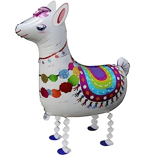 Kopper-24 Airwalker Ballon Lama, Alpaka - laufendender Tier Luftballon Helium Walking Folienballon Deko für Kinder Geburtstag Party Hochzeit Kinder Geschenk JGA Dekoration Tierballons Laufen Kopper-24 Airwalker Ballon Lama, Alpaka - laufendender Tier Luftballon Helium Walking Folienballon Deko für Kinder Geburtstag Party Hochzeit Kinder Geschenk JGA Dekoration Tierballons Laufen von Kopper-24