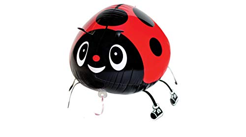 Kopper-24 Airwalker Ballon Marienkäfer - laufendender Tier Luftballon Helium Walking Folienballon Deko für Kinder Geburtstag Party Hochzeit Kinder Geschenk JGA Dekoration Tierballons Laufen Kopper-24 Airwalker Ballon Marienkäfer - laufendender Tier Luftballon Helium Walking Folienballon Deko für Kinder Geburtstag Party Hochzeit Kinder Geschenk JGA Dekoration Tierballons Laufen von Kopper-24