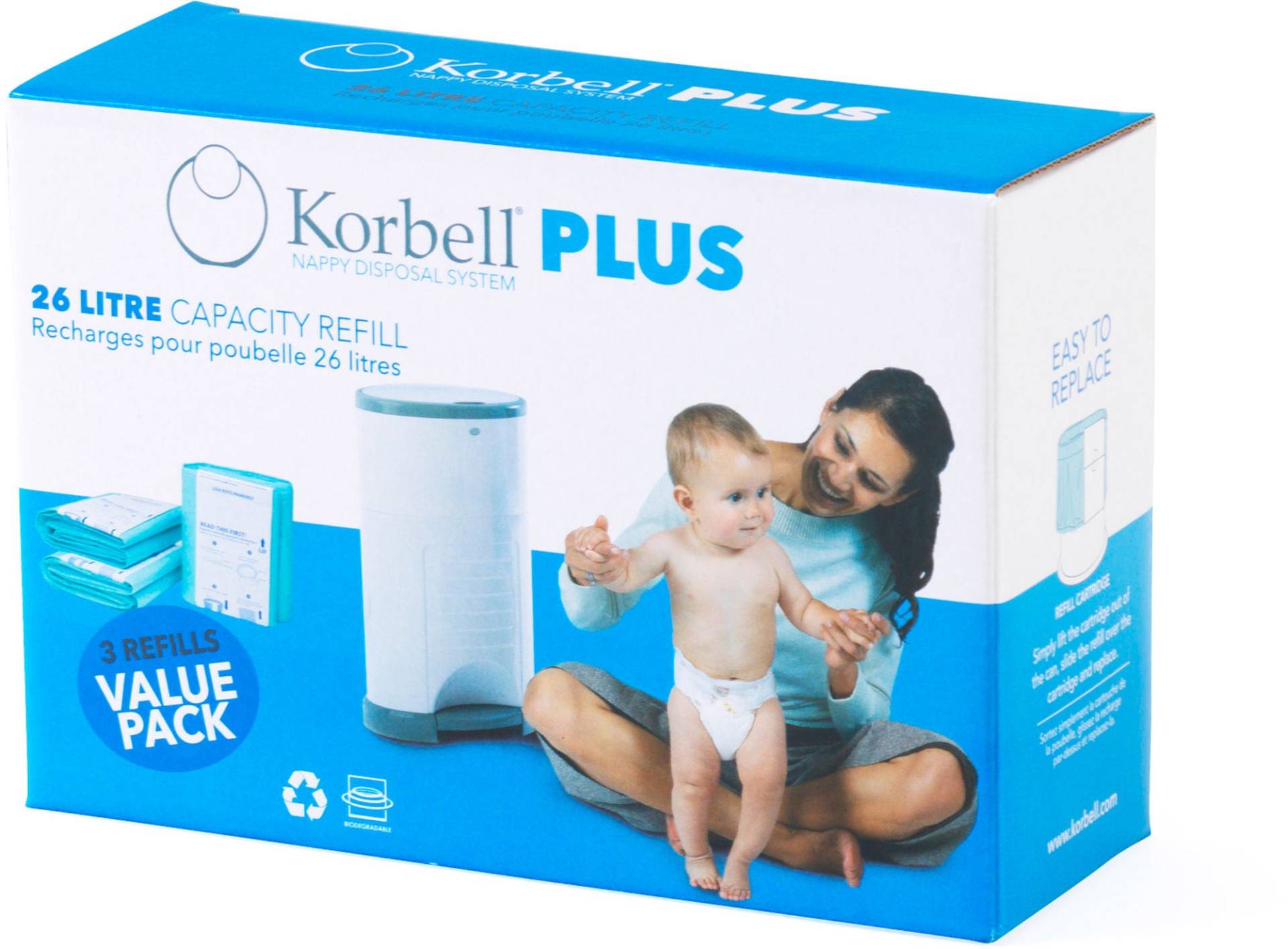 Korbell PLUS Refill 3er-Pack von Korbell