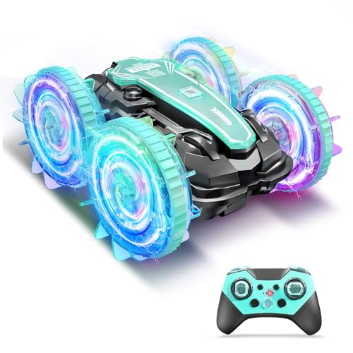 Amphibienfahrzeug Ferngesteuertes Auto 3+ Jahre,RC Auto Car Spielzeug ab 3 4 5 6 7 8 9 Jahre Jungen Weihnachten Geschenk Junge 3+ Jahre Outdoor Spiele für Kinder Strand Wasserspielzeug von Korffe