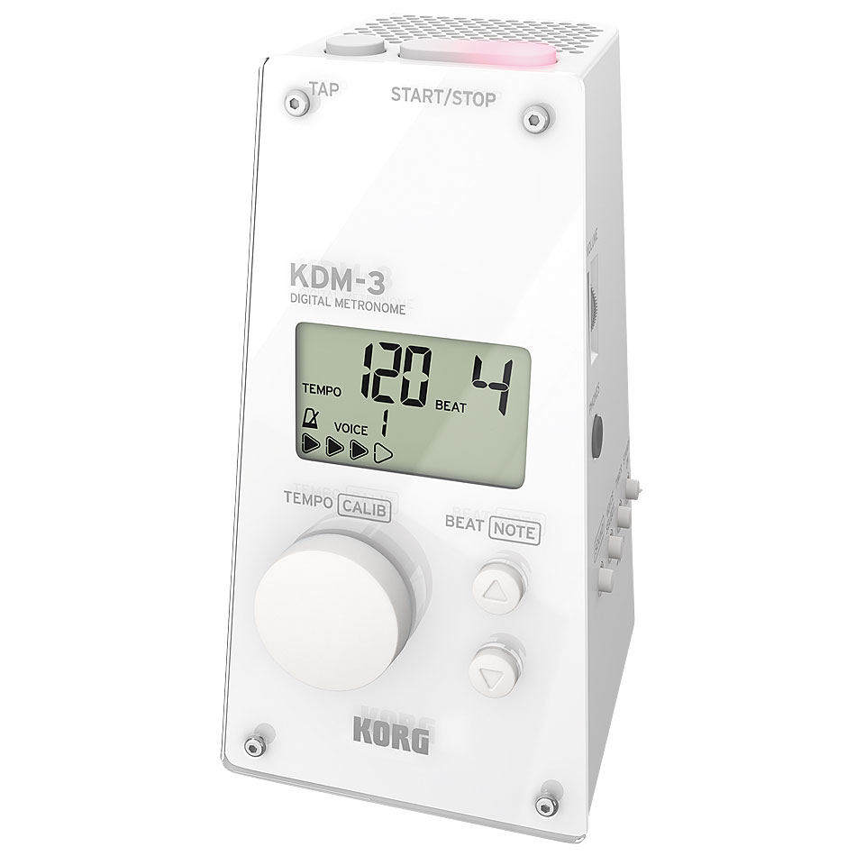 Korg KDM-3 White Digital Metronome Metronom Korg KDM-3 White Digital Metronome Metronom von Korg