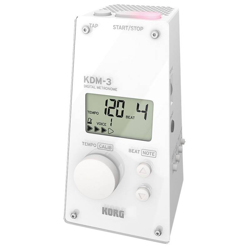 Korg KDM-3 White Digital Metronome Metronom von Korg