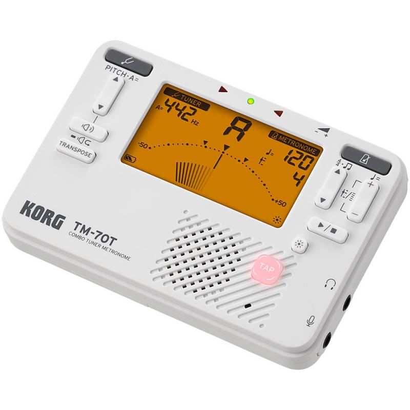 Korg TM-70 white Tuner/Metronome Stimmgerät von Korg