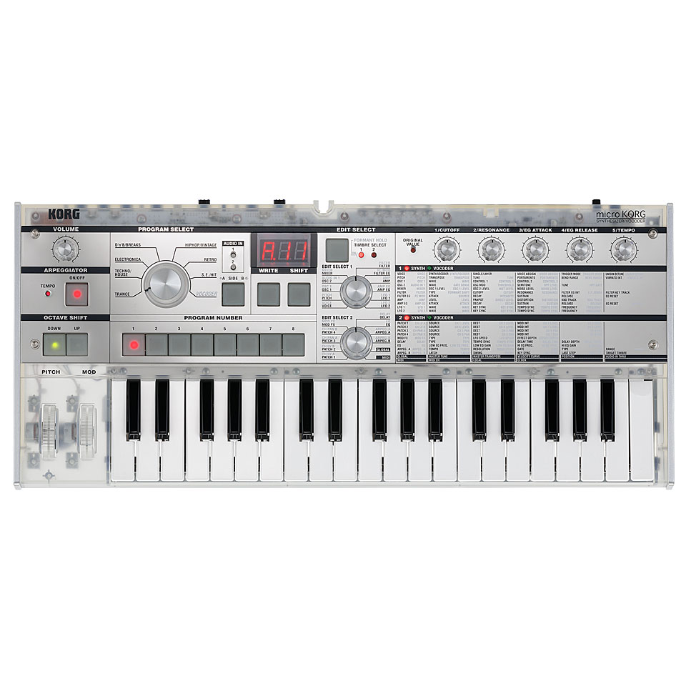 Korg microKorg Crystal Synthesizer Korg microKorg Crystal Synthesizer von Korg
