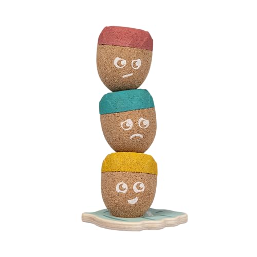 Korko Magical Mood Acorns - pädagogisches Stapelspielzeug aus Kork für emotionales Lernen und kreatives Spielen Korko Magical Mood Acorns - pädagogisches Stapelspielzeug aus Kork für emotionales Lernen und kreatives Spielen von Korko