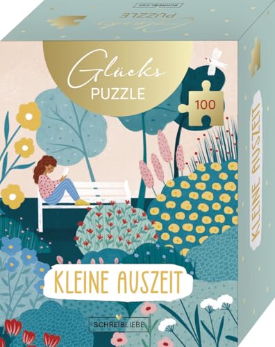 Glückspuzzle-Kleine Auszeit - Korsch-Verlag - vegan - SchreibLiebe - 12,5 cm x 10 cm von Korsch Verlag
