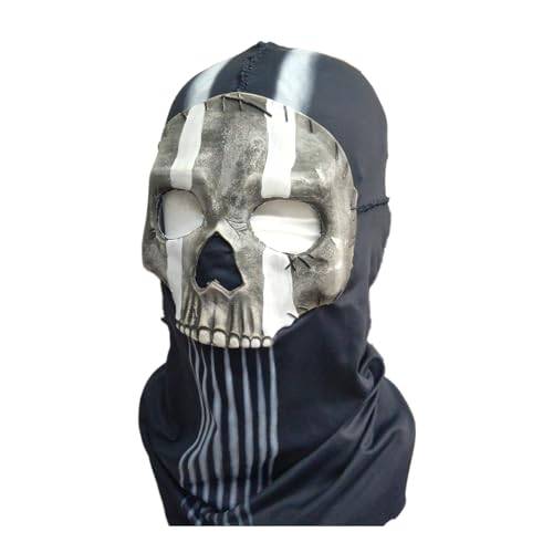 Koshowgic Geistermaske Cosplay Kostüm Vollgesichtsmaske Kopfbedeckung für Halloween Cosplay Koshowgic Geistermaske Cosplay Kostüm Vollgesichtsmaske Kopfbedeckung für Halloween Cosplay von Koshowgic