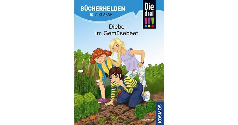 Buch - Bücherhelden Die drei !!!: Diebe im Gemüsebeet, 2. Klasse von Kosmos