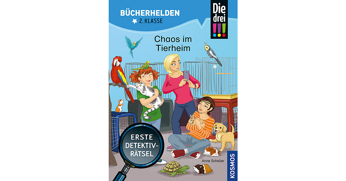 Buch - Die drei !!!, Bücherhelden 2. Klasse, Chaos im Tierheim Buch - Die drei !!!, Bücherhelden 2. Klasse, Chaos im Tierheim von Kosmos