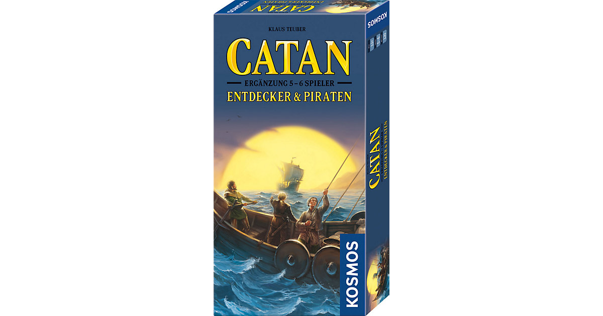 CATAN - Ergänzung 5-6 Spieler - Entdecker & Piraten CATAN - Ergänzung 5-6 Spieler - Entdecker & Piraten von Kosmos