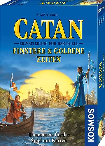 KOSMOS 680602 Catan - Erweiterung für Das Duell – Finstere & Goldene Zeiten, Kartenspiel nur mit Catan - Das Duell spielbar, Spiele für 2 Personen, Siedler von Catan KOSMOS 680602 Catan - Erweiterung für Das Duell – Finstere & Goldene Zeiten, Kartenspiel nur mit Catan - Das Duell spielbar, Spiele für 2 Personen, Siedler von Catan von KOSMOS