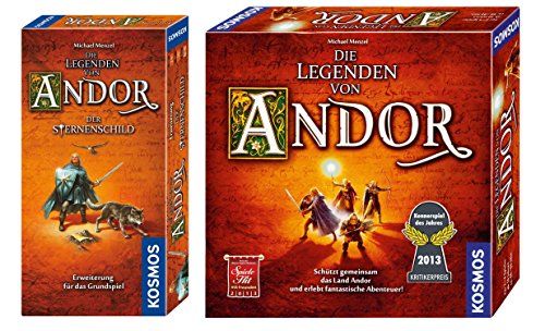 Die Legenden von Andor Bundle - Kosmos 691745 - Die Legenden von Andor + Kosmos 691936 - Erweiterung Der Sternenschild von Kosmos