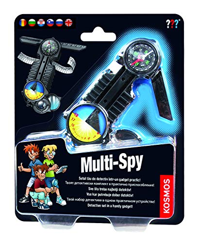 Die drei ??? Multi-Spion von KOSMOS, mehrsprachige Version (RU, RO, BG, CRO, SVN, EN, Nicht DE) Detektiv-Werkzeug, Spielzeug, Detektiv-Ausstattung für Kinder, Experimentier Set von Kosmos