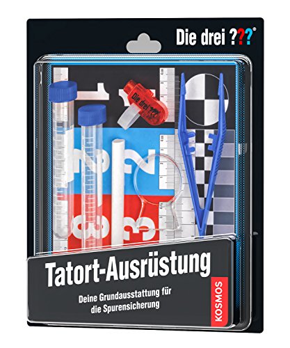 Die drei ??? Tatort-Ausrüstung von KOSMOS, Detektivspielzeug, Detektiv Ausrüstung, Detektiv Set, Mitbringsel Kindergeburtstag, Geschenk für Kinder ab 8 - 12 Jahre von Kosmos