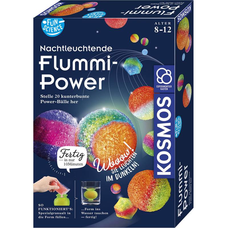 Experimentierkasten – Fun Science - Nachtleuchtende Flummi-Power von Kosmos
