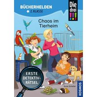 KOSMOS 170113 Die drei !!! Bücherhelden 2. Klasse Chaos im Tierheim von Kosmos