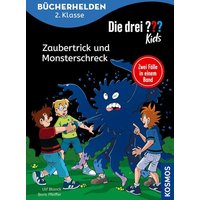 KOSMOS 179529 Bücherhelden 2.Klasse Die drei ??? Kids - Doppelband Zaubertrick und Monsterschreck von Kosmos