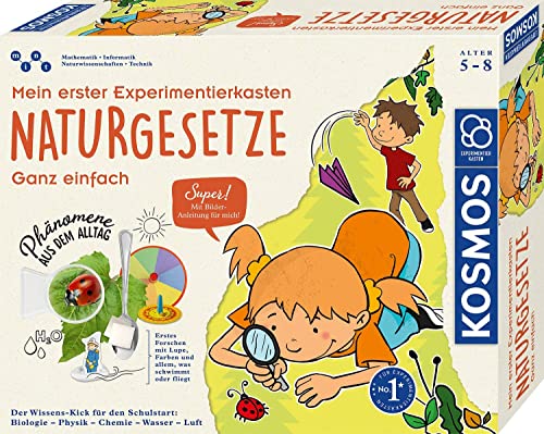 KOSMOS 602284 Mein erster Experimentierkasten Naturgesetze - ganz einfach, Spielerische Experimente für kleine Forscher, Experimentierkasten für Kinder ab 5 Jahre KOSMOS 602284 Mein erster Experimentierkasten Naturgesetze - ganz einfach, Spielerische Experimente für kleine Forscher, Experimentierkasten für Kinder ab 5 Jahre von Kosmos