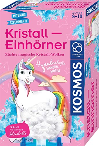 KOSMOS 657864 Kristall-Einhörner, Magische Kristall-Wolken züchten, vier Einhorn-Motive, farbige Kristalle züchten, Experimentierset für Kinder ab 8 Jahre, Kinderzimmer-Deko, Mitbringsel, Geschenk KOSMOS 657864 Kristall-Einhörner, Magische Kristall-Wolken züchten, vier Einhorn-Motive, farbige Kristalle züchten, Experimentierset für Kinder ab 8 Jahre, Kinderzimmer-Deko, Mitbringsel, Geschenk von Kosmos