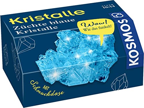 KOSMOS 657932 Blaue Kristalle selbst züchten Experimentierset für Kinder, Experimentierset für Kinder, Komplett-Set zum Züchten inkl. Kleiner Schmuckdose, Kristalle züchten, Mitbringsel für Kinder KOSMOS 657932 Blaue Kristalle selbst züchten Experimentierset für Kinder, Experimentierset für Kinder, Komplett-Set zum Züchten inkl. Kleiner Schmuckdose, Kristalle züchten, Mitbringsel für Kinder von Kosmos
