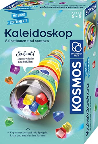 Kosmos 657987 Kaleidoskop, Selbst Bauen und staunen, Experimentier-und Bastel-Set mit Spiegeln, Licht und strahlenden Farben, Wieder befüllbar, Mitbringexperiment zu Optik, Für Kinder ab 6-8 Jahre Kosmos 657987 Kaleidoskop, Selbst Bauen und staunen, Experimentier-und Bastel-Set mit Spiegeln, Licht und strahlenden Farben, Wieder befüllbar, Mitbringexperiment zu Optik, Für Kinder ab 6-8 Jahre von Kosmos