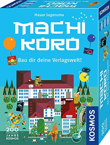 KOSMOS 682378 Machi Koro - Bau dir deine Verlagswelt! Spiel für 2 bis 4 Personen, ab 8 Jahre, Sonderedition des beliebten Kartenspiels zum Jubiläum 200 Jahre KOSMOS Verlag KOSMOS 682378 Machi Koro - Bau dir deine Verlagswelt! Spiel für 2 bis 4 Personen, ab 8 Jahre, Sonderedition des beliebten Kartenspiels zum Jubiläum 200 Jahre KOSMOS Verlag von Kosmos