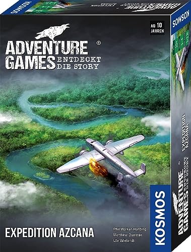 KOSMOS 682842 Adventure Games - Expedition Azcana, Entdeckt die Story, Spannendes Abenteuerspiel, Kooperatives Gesellschaftsspiel, ab 10 Jahre, für 1 bis 4 Personen von Kosmos