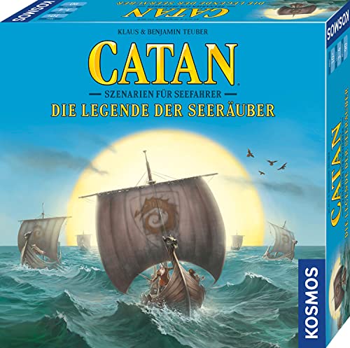 KOSMOS 682972 Catan - Szenarien für Seefahrer - Die Legende der Seeräuber, Erweiterung zur Erweiterung Seefahrer, für 3-4 Personen ab 10 Jahre, Siedler von Catan von Kosmos